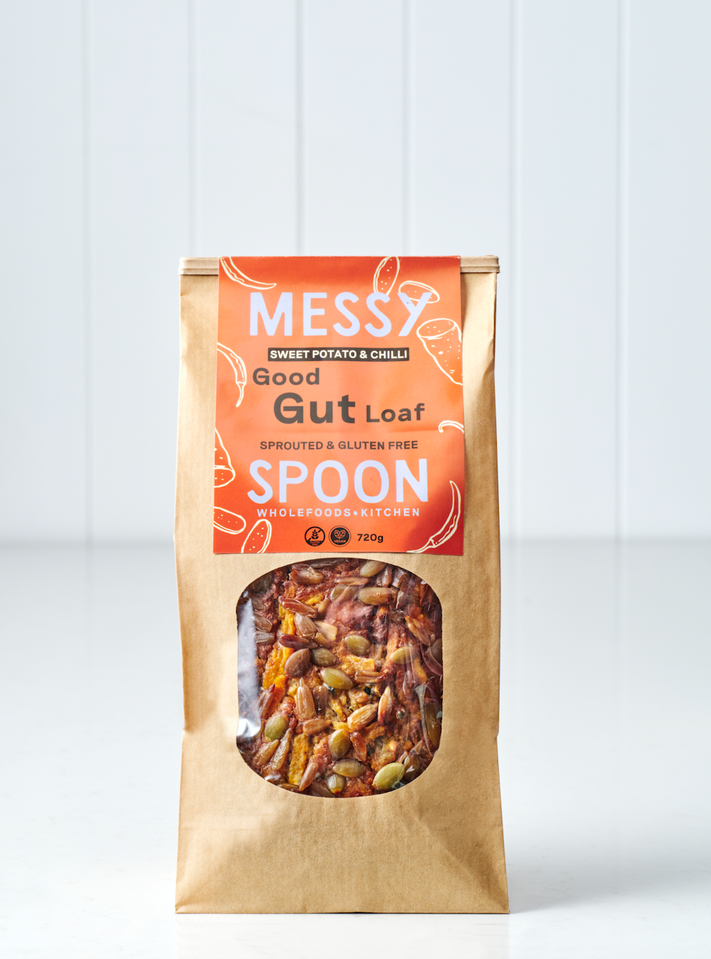 Wholesale Gluten Free Sweet potato & Chilli Loaf (sliced) 6 x 820g