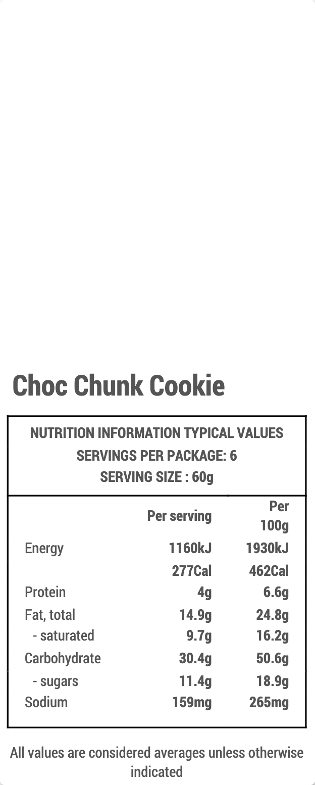 Chocolate Chip Cookie - Family Pack