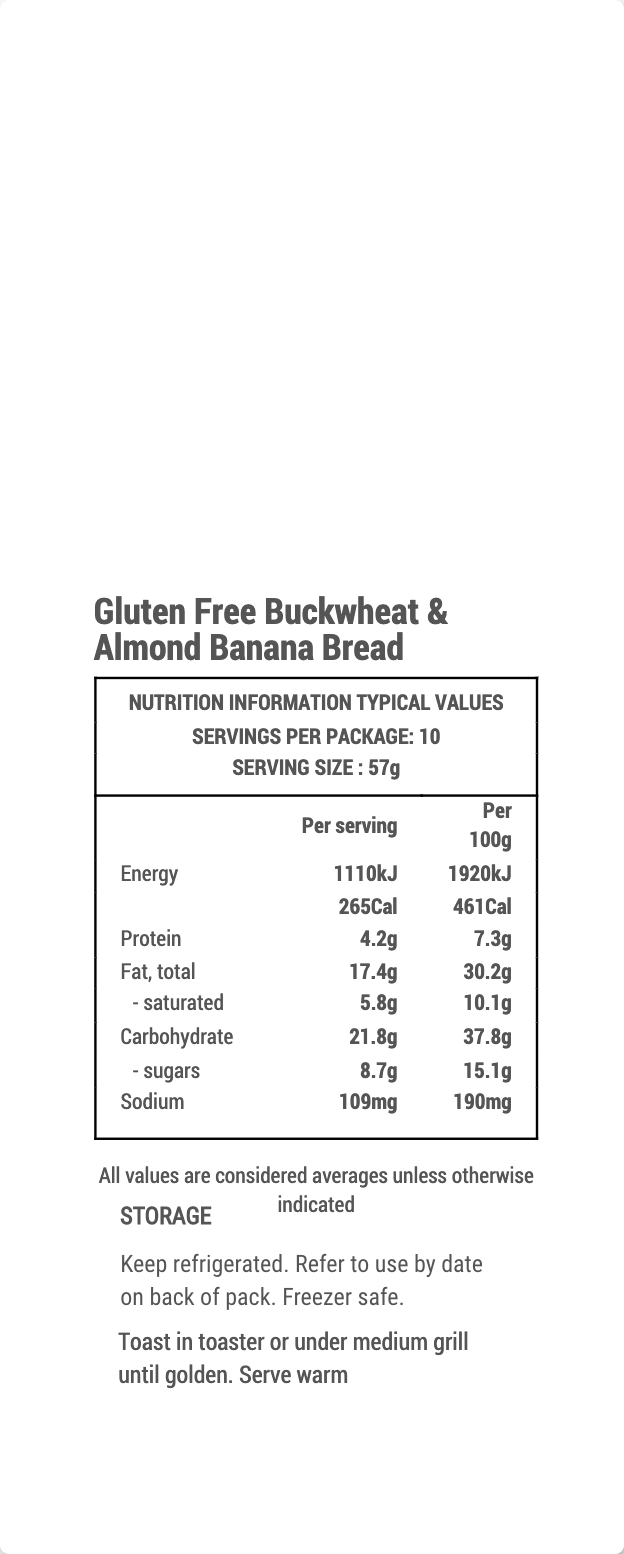 Healthy Banana Bread - Gluten Free & Vegan