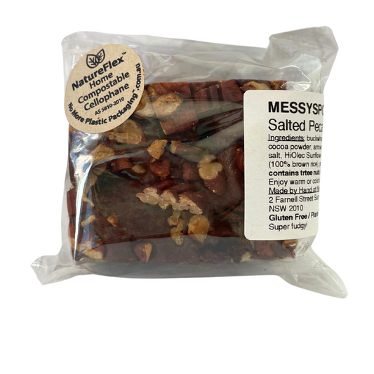 Gluten Free Fudge Brownie - Salted Pecan (20 per unit)