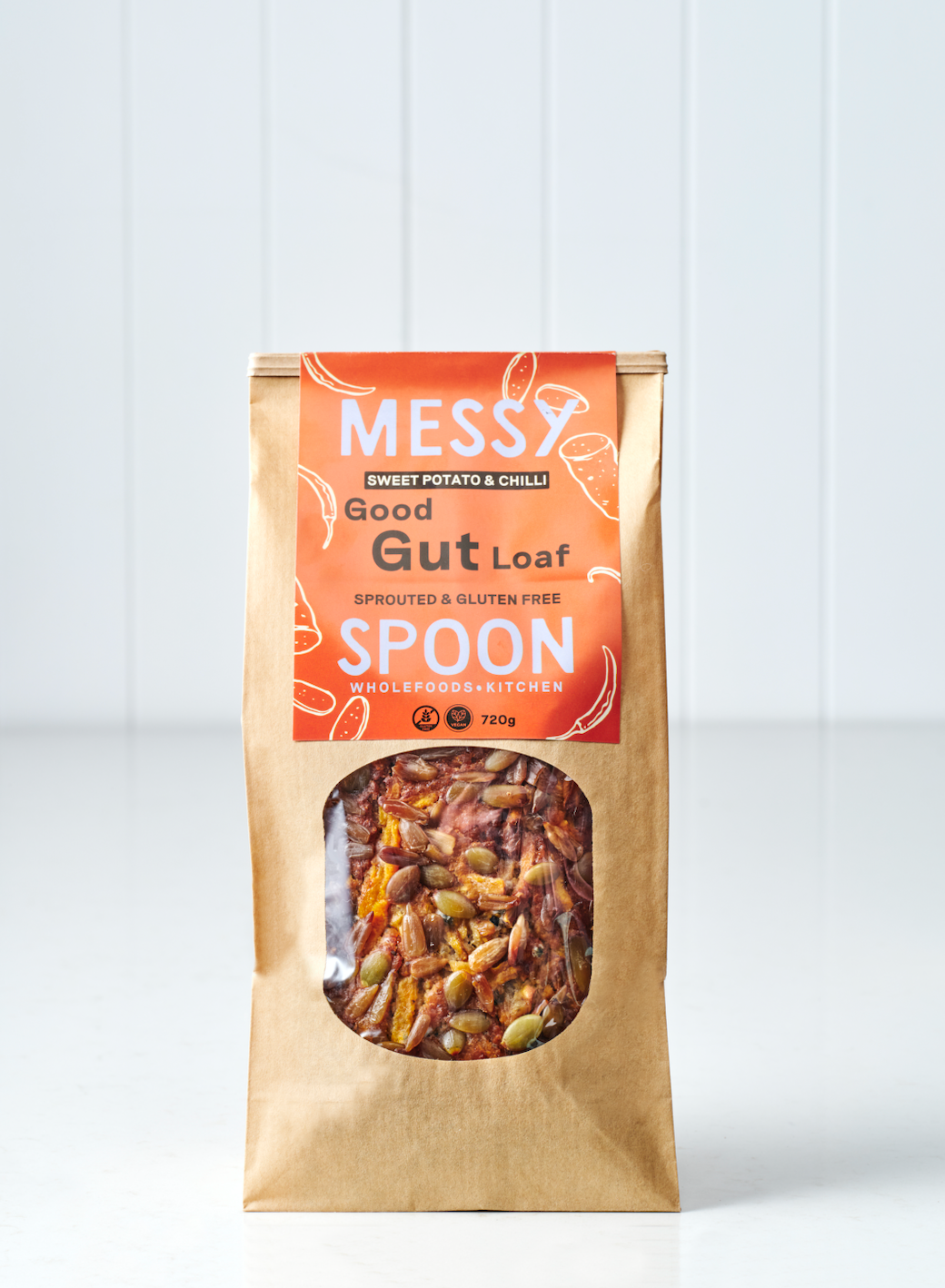 Good Gut Loaf - Sweet Potato & Chilli Bread (Gluten Free & Sprouted)